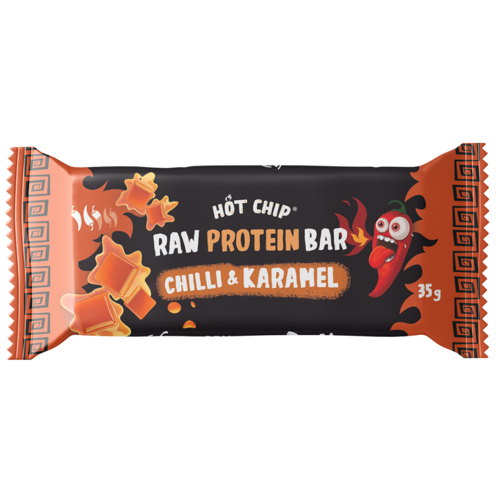 Hot Chip Raw Protein Bar Chilli & Caramel