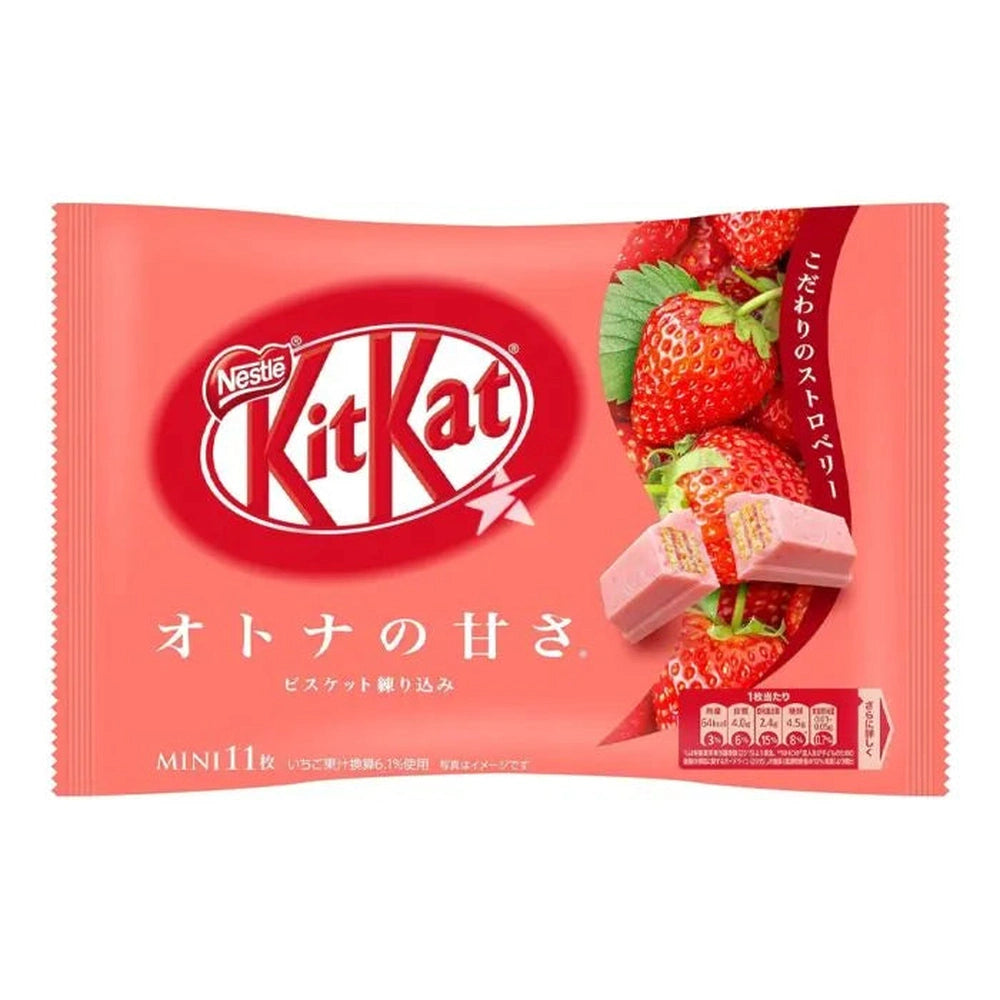 Kit Kat Mini 11 Pieces Strawberry - My American Shop