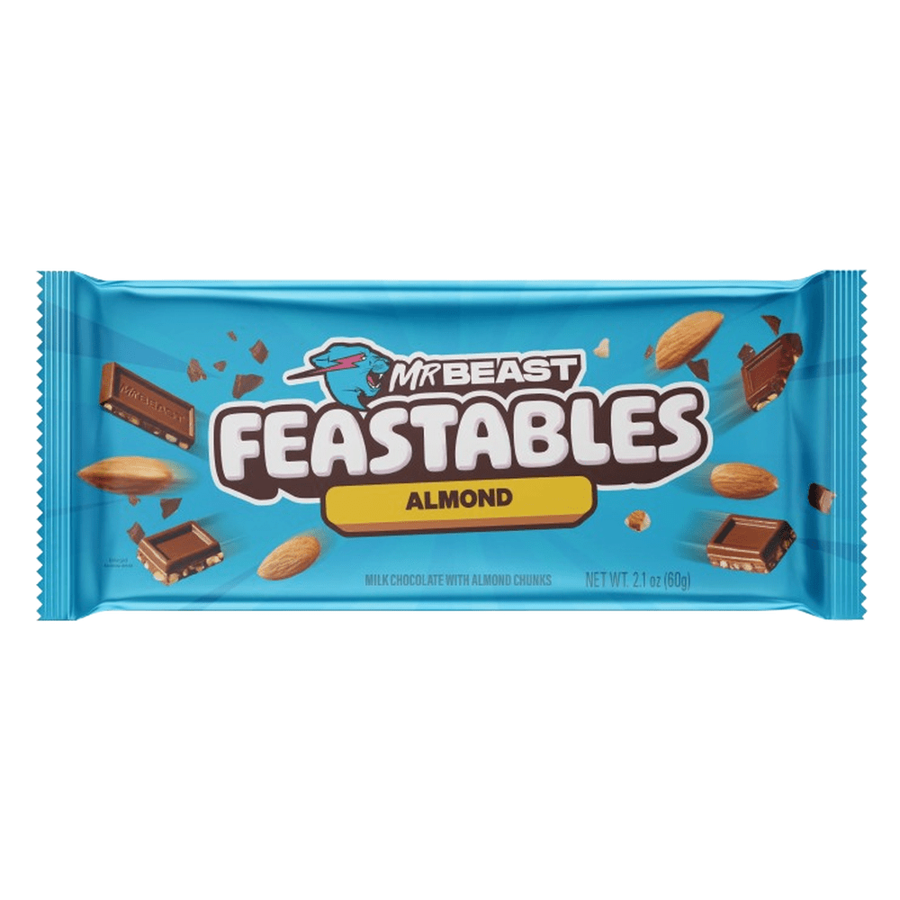 Mr Beast Feastables Chocolate Almond - My American Shop