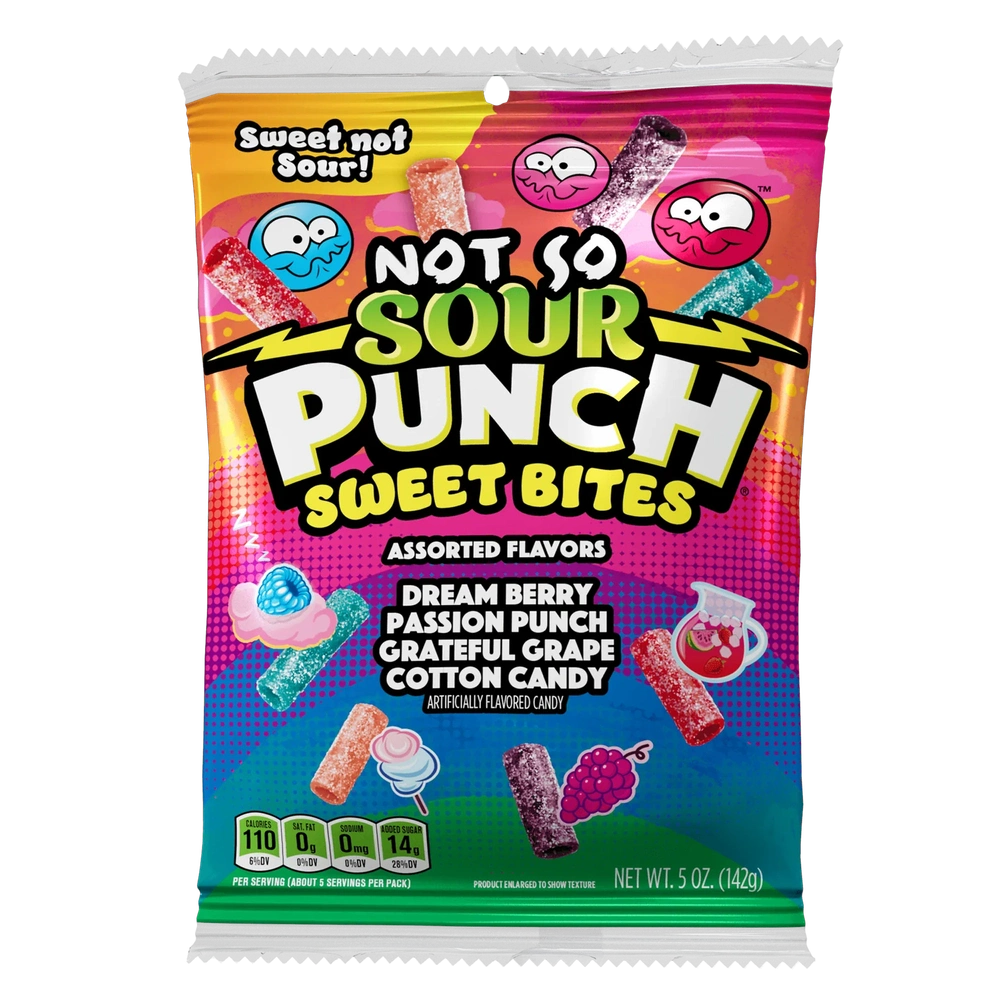 Sour Punch Sweet Bites Mix Flavors - My American Shop